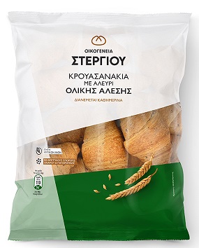 Οικογένεια Στεργίου Κρουασανάκια Ολικής Άλεσης Οικογένεια Στεργίου (260 g)