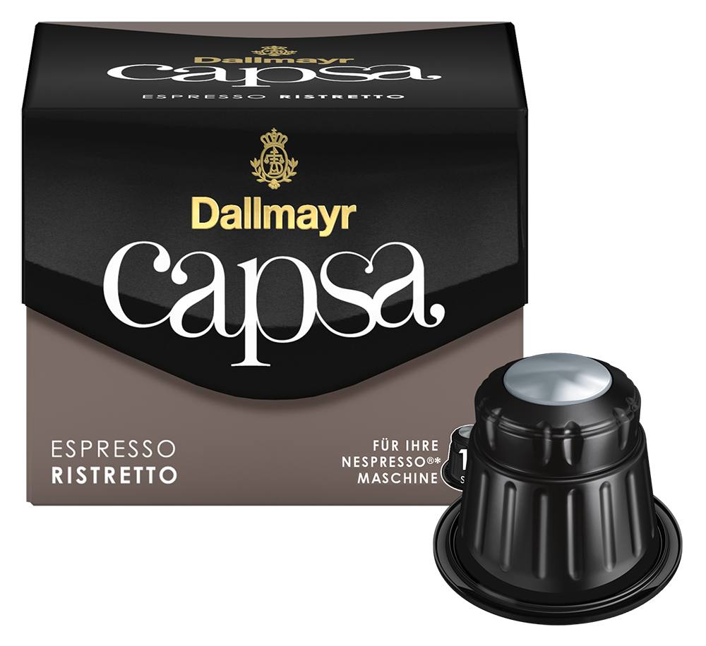 Κάψουλες Espresso Capsa Ristretto 10k (Ένταση 10) Dallmayr (10 καψ x 56 g)