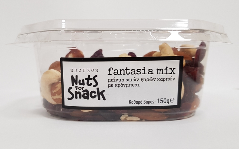 Mix Ξηρών Καρπών με Κράνμπερι Σδούκος (150g)