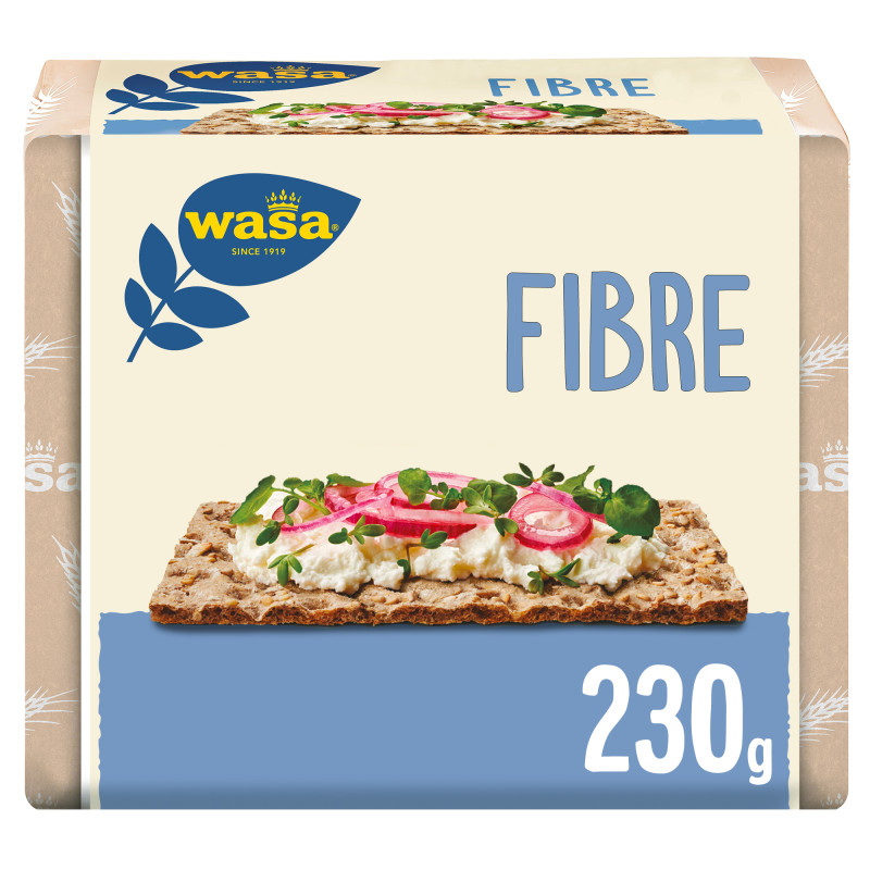 Barilla Φρυγανιές πλούσιες σε φυτικές ίνες Wasa Fibre (230 g)