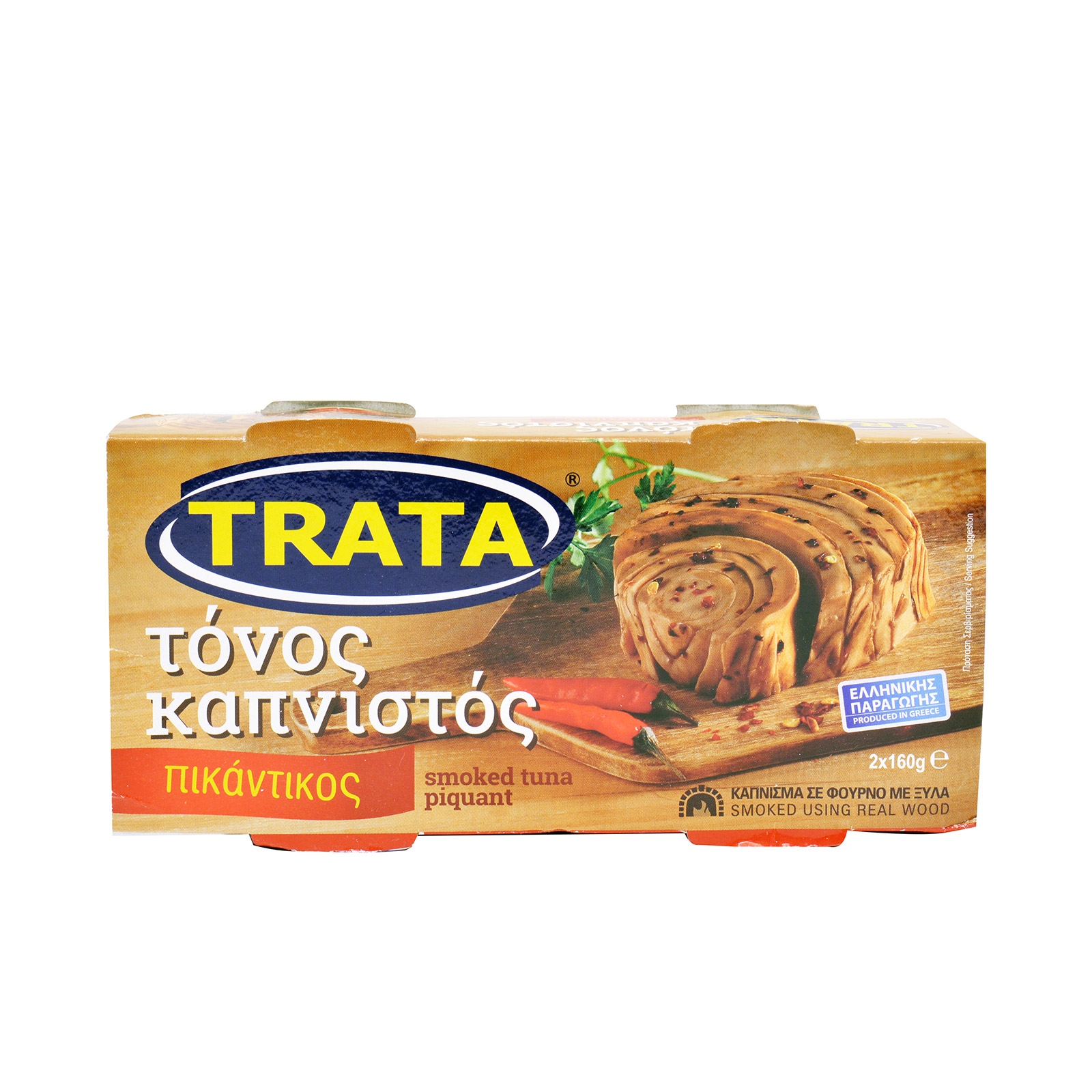 Τόνος Καπνιστός Πικάντικος Trata (2×160 g)