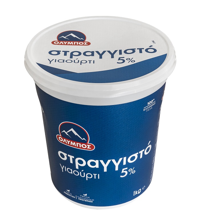Ελληνικά Γαλακτοκομεία Α.Ε. Γιαούρτι Στραγγιστό 5% λιπαρά ΟΛΥΜΠΟΣ (1 Kg)