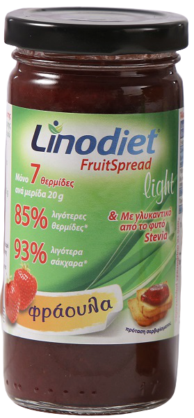 Μαρμελάδα Φράουλα Fruitspread Linodiet (260g) 4100137536