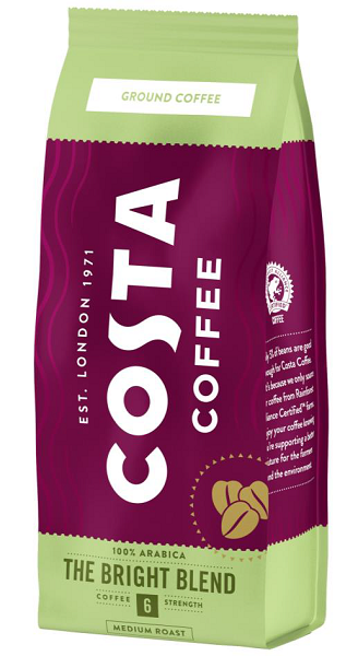 Καφές Espresso Αλεσμένος Bright Blend Costa Coffee (200 g)