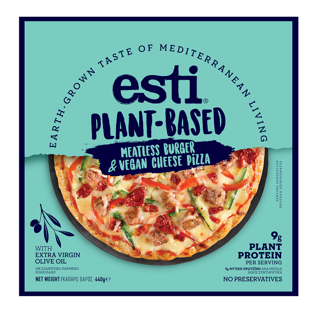 Πίτσα Κατεψυγμένη Vegan Esti (440g)