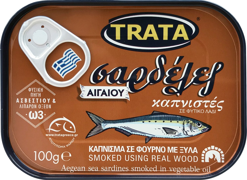 Σαρδέλα καπνιστή σε φούρνο με ξύλα Trata (100 g)