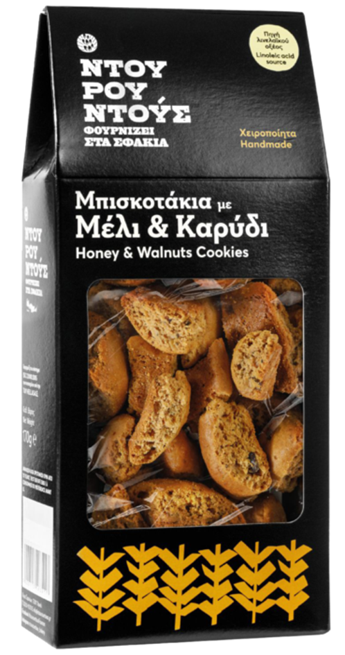 Μπισκοτάκια με Μέλι & Καρύδι Ντουρουντούς (170g)