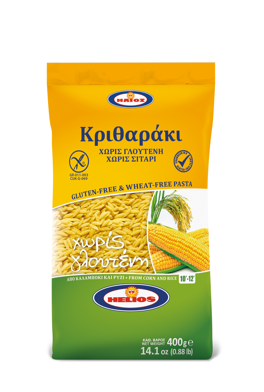 Κριθαράκι Μέτριο Χωρίς Γλουτένη Ήλιος (400 g)
