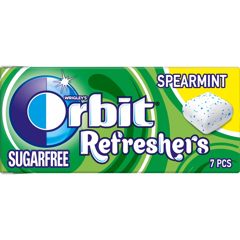 Τσίχλες Δυόσμος Κουτάκι Refreshers Orbit (15,6g)