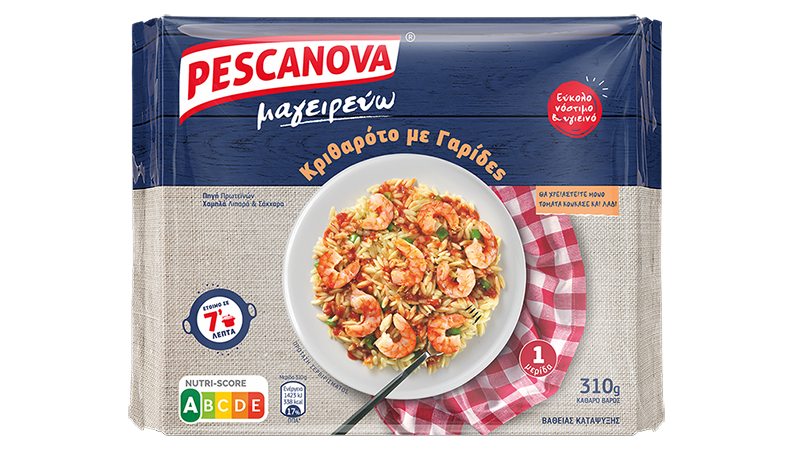 Κριθαρότο με Γαρίδες Pescanova (310gr)