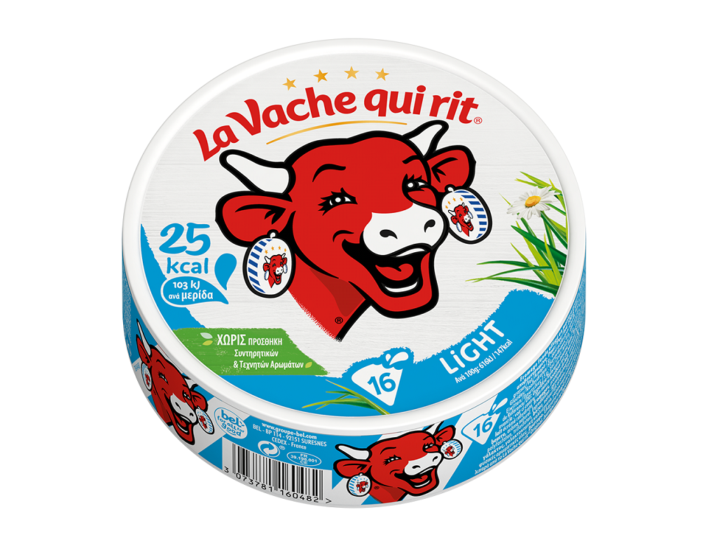 Τρίγωνο τυράκι light 16 μερίδες La vache qui rit (267 g)