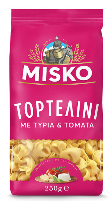 Barilla Τορτελίνι Γεμιστό με Τυρί & Ντομάτα Misko (250 g)