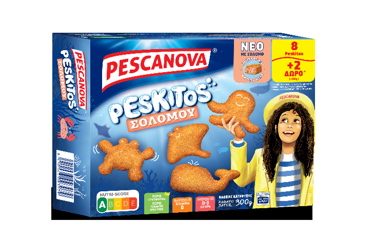 Pescitos Σολομού 8+2 Δώρο Pescanova (300gr)