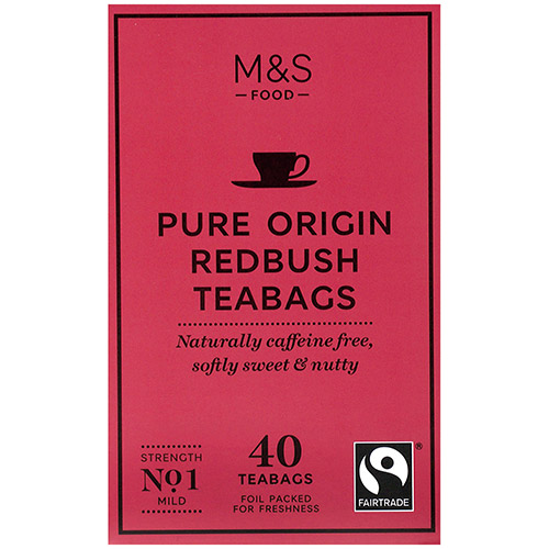 40 Φακελάκια Τσαγιού Redbush Marks & Spencer (100g)