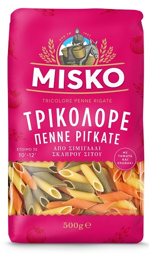 Barilla Πέννε Ριγκάτε Τρικολόρε, Misko (500g)