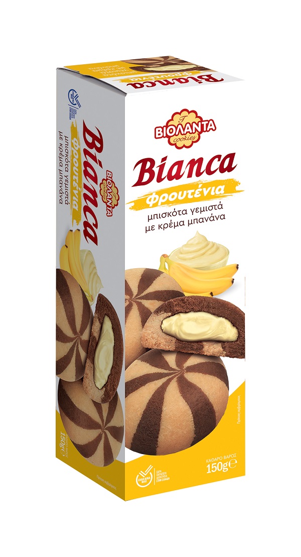 Βιολάντα Μπισκότα Bianca Μπανάνα Βιολάντα (150g)