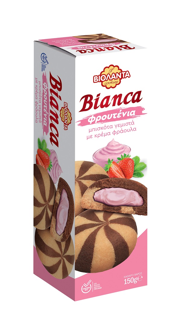 Βιολάντα Μπισκότα Bianca Φράουλα Βιολάντα (150g)