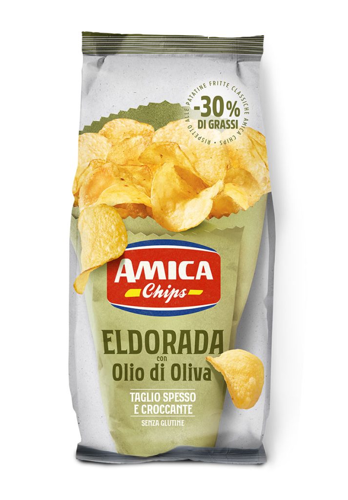 Amica Πατατάκια Eldorada με ελαιόλαδο Amica (130 g)