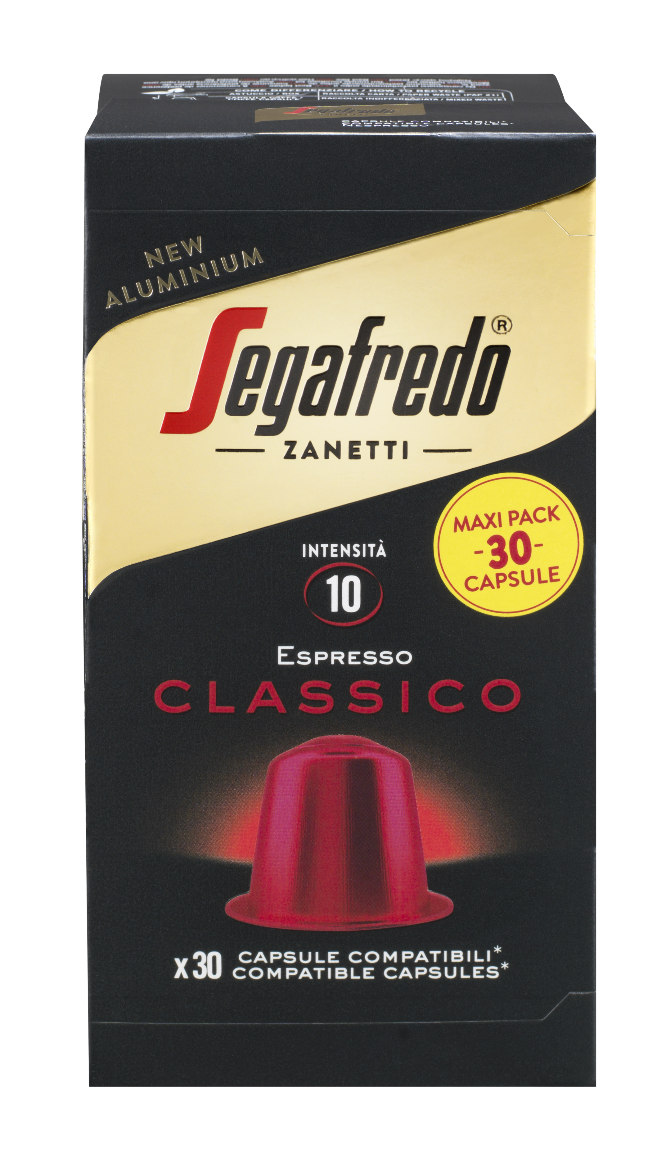 Segafredo Zanetti Κάψουλες espresso Classico Segafredo (30 τεμ)