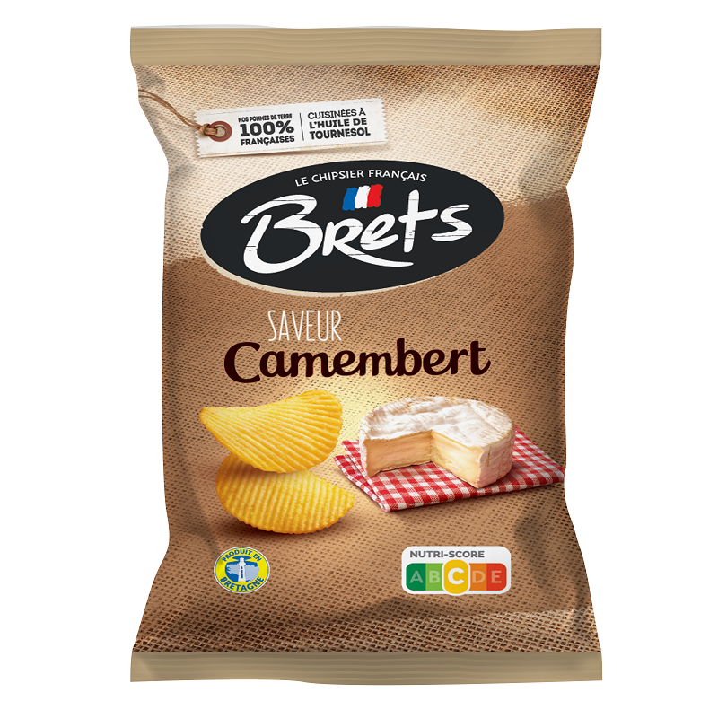Brets Πατατάκια με Τυρί Camembert Brets (125g)