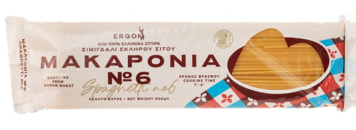 ERGON Μακαρόνια No.6 Ergon (500g)