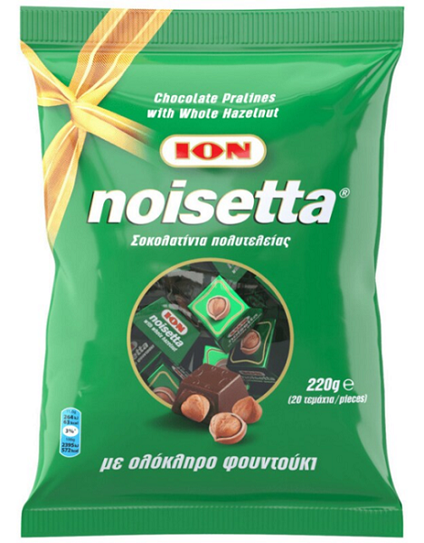 ΙΟΝ Σοκολατάκια Noisetta ΙΟΝ (220g)
