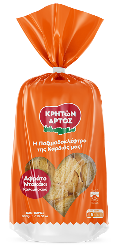 Κρητών Άρτος Ντακάκι Καλαμποκιού Αφράτο Παξιμαδοκλέφτρα Κρητών Άρτος (300g)