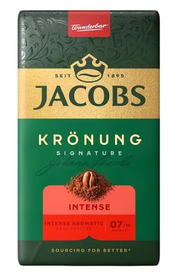Jacobs Douwe Egberts Καφές Φίλτρου Kronung Intense Jacobs (250g)