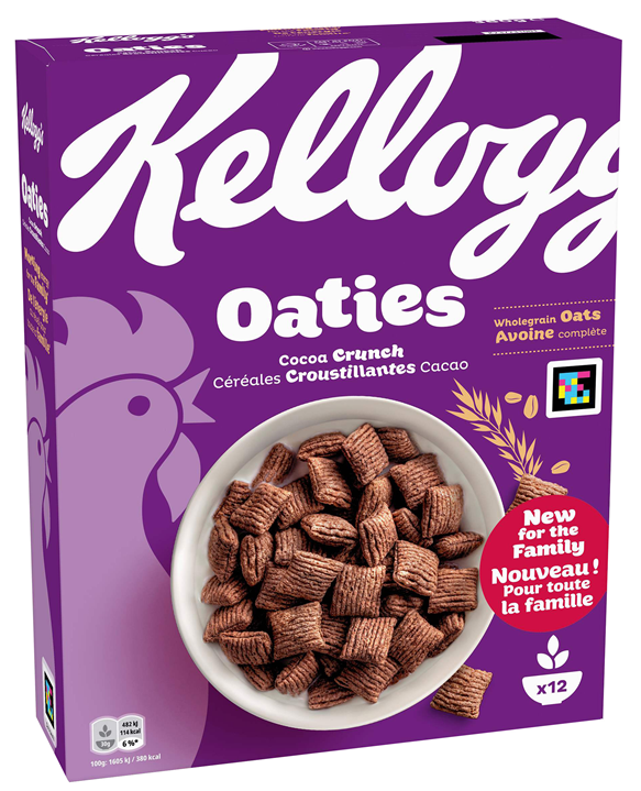 Atlanta Δημητριακά Kellog's Oaties Cocoa (360g)