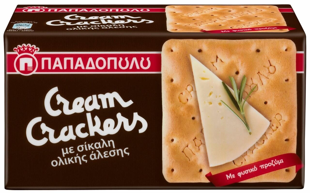 Cream Crackers με Σίκαλη Παπαδοπούλου (175 g)