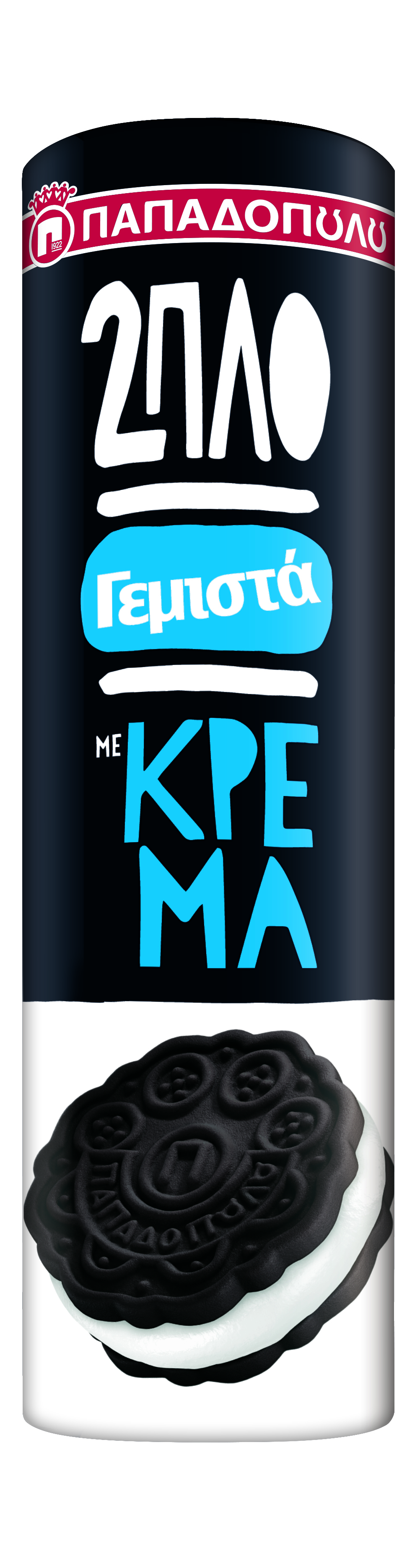 Μπισκότα με Κρέμα 2πλο Γεμιστά Παπαδοπούλου (230 g)