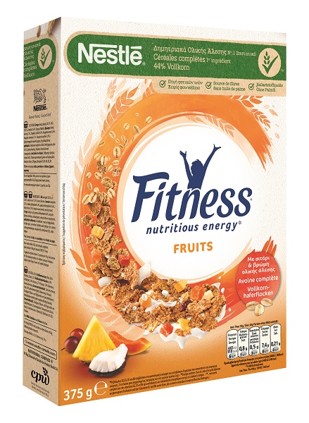Δημητριακά Fitness με φρούτα Nestle (375g)