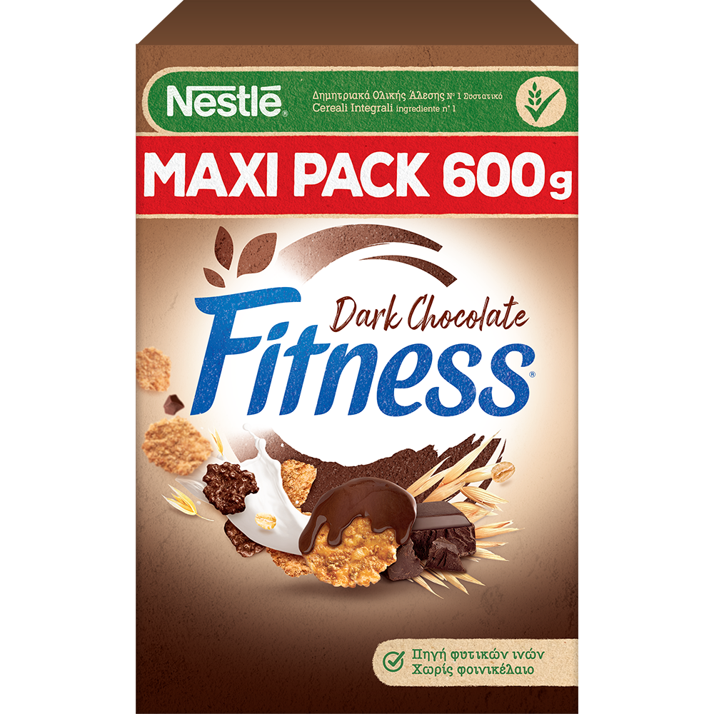 Δημητριακά Fitness με μαύρη σοκολάτα Nestle (600g)