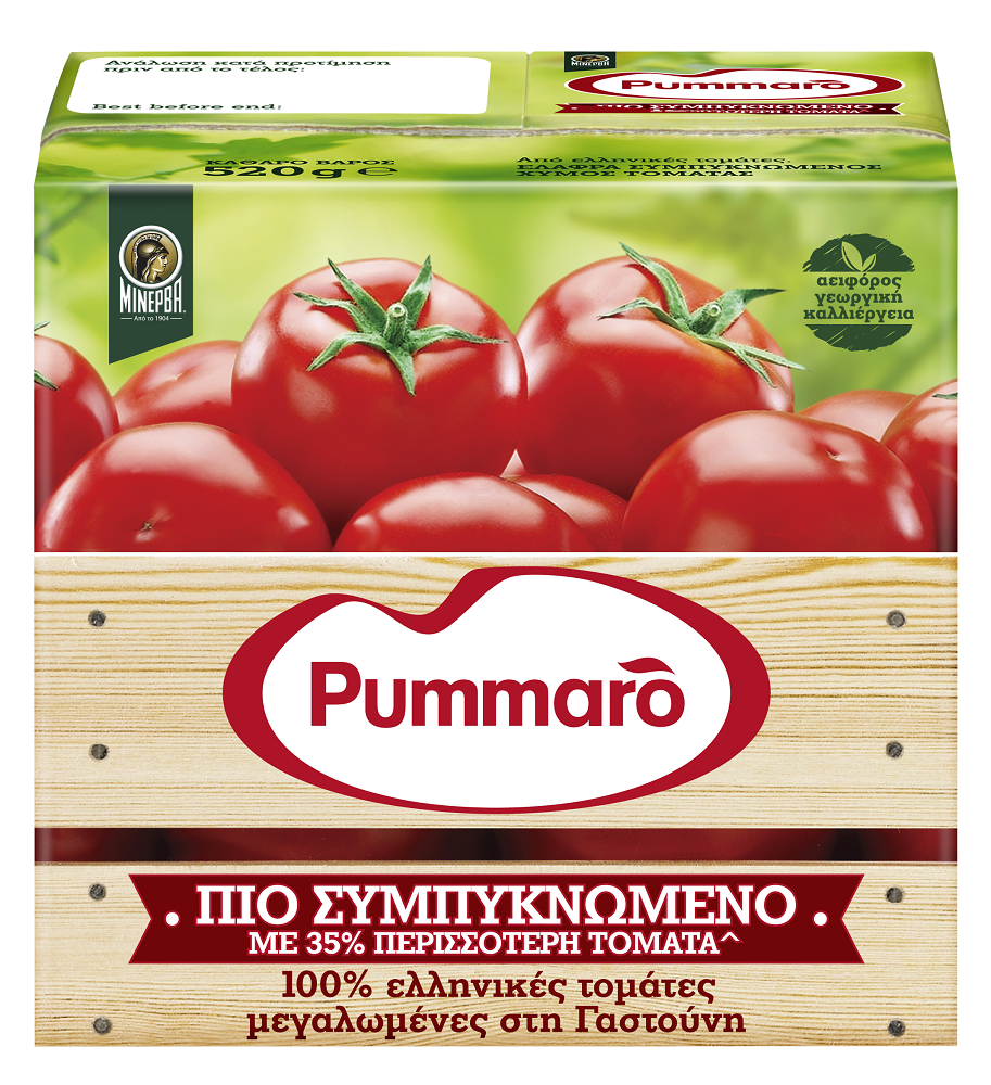 Χυμός Τομάτας Πιο Συμπυκνωμένος Κλασικός Pummaro (520 g)
