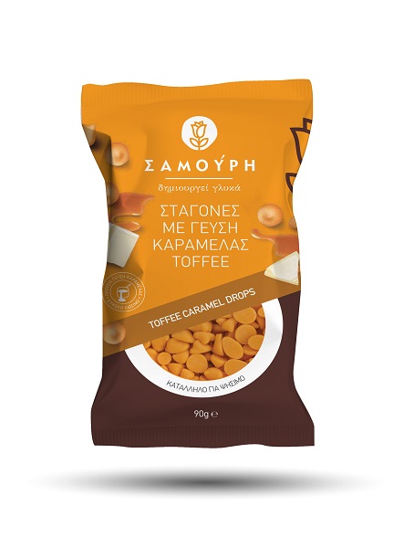 Σταγόνες με Γεύση Καραμέλας Toffee Σαμούρη (90 g)