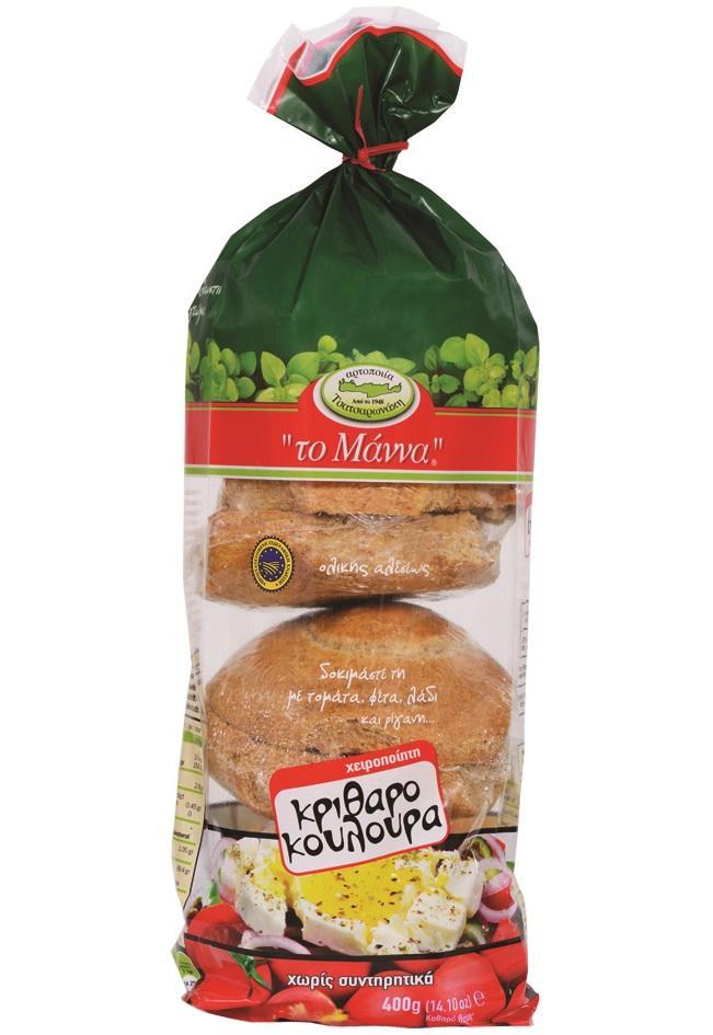 Κριθαροκουλούρα Κομμένη Το Μάννα (400 g)
