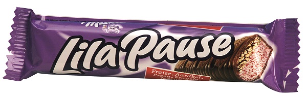 Σοκολάτα Lila Pause Milka (34g)