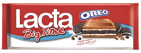 Σοκολάτα Γάλακτος Oreo Big Time Lacta (320g)