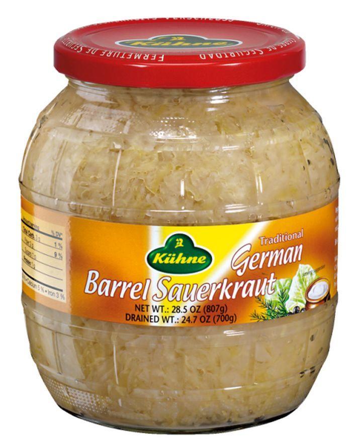 Ξινό λάχανο σε βάζο Kuhne (850 g)