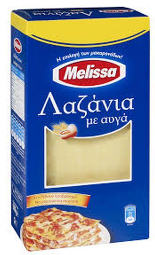 Λαζάνια Με Αυγά Melissa (500 g)