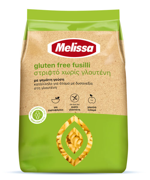 Στριφτό Ζυμαρικό Χωρίς Γλουτένη Melissa (400 g)