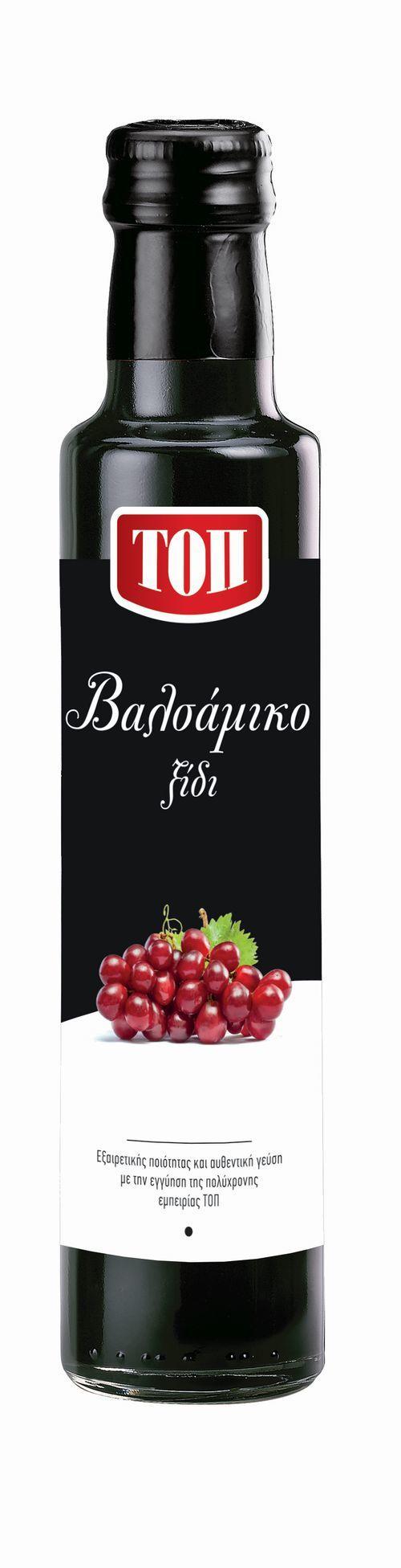 Ξύδι Βαλσάμικο Γυάλινη Φιάλη Τοπ (250 ml)