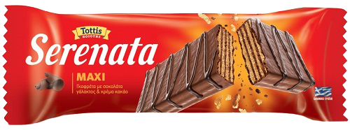 Γκοφρέτα με Σοκολάτα Γάλακτος Serenata (50 g)