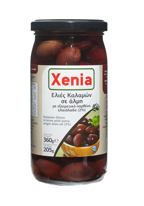 Ελιές Καλαμών σε Άλμη Xenia (205 g)