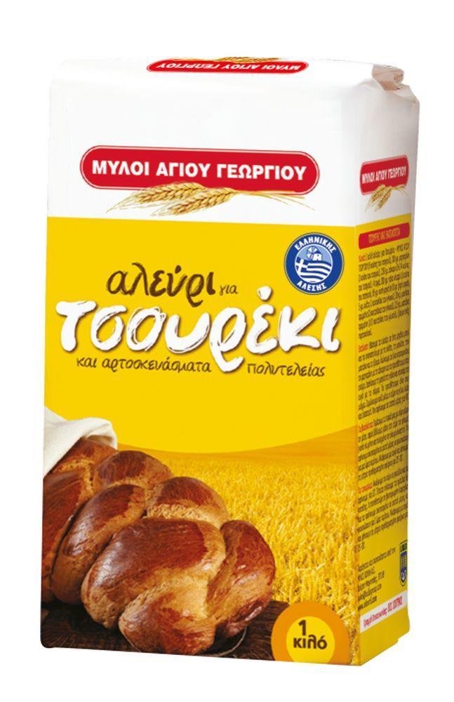 Αλεύρι Τσουρεκιού Μύλοι Αγίου Γεωργίου (1 kg)