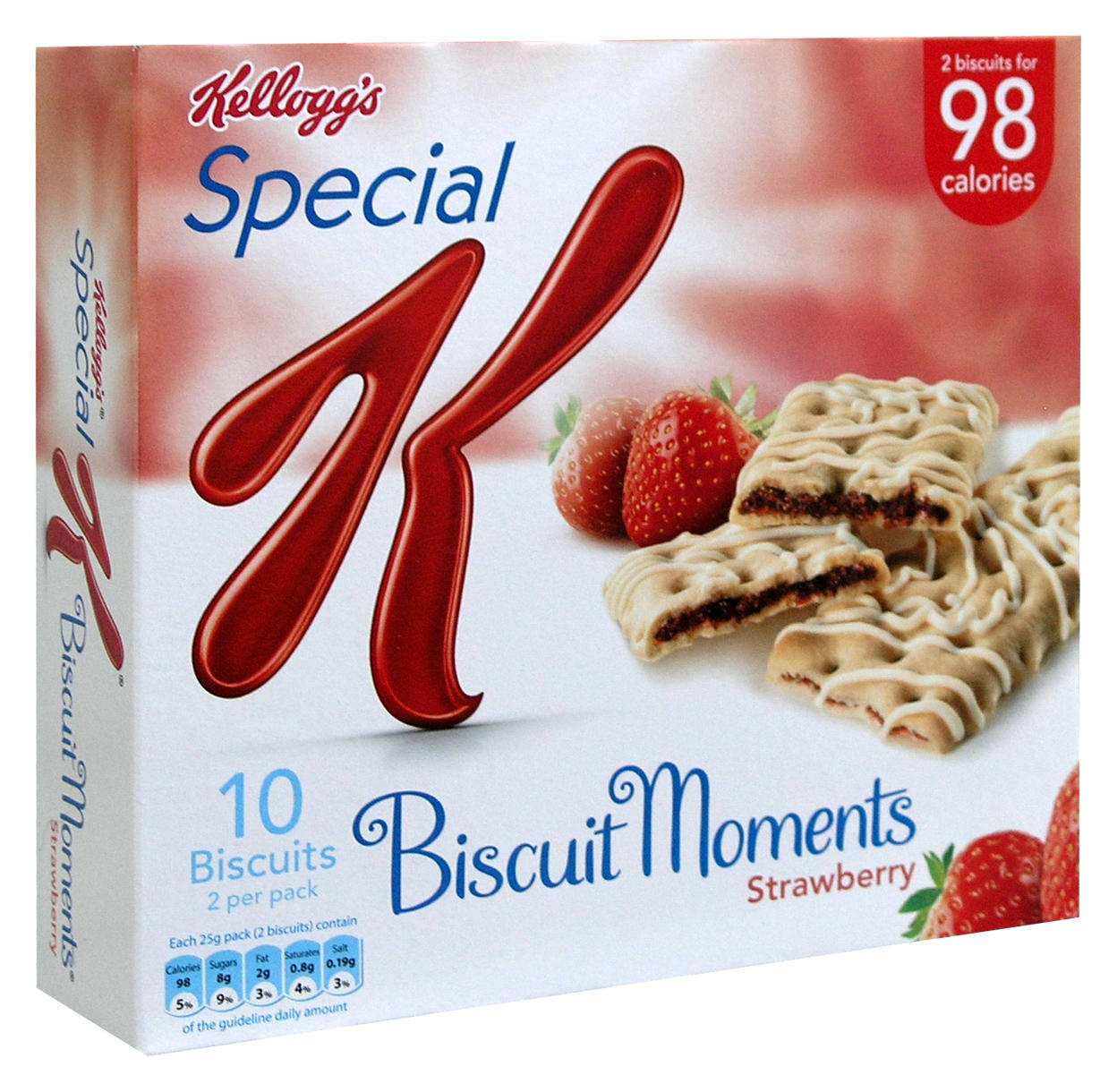 Μπισκότα Special K Biscuit Moments Φράουλα Kellogg’s (5x25g)