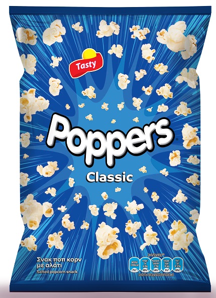 Pepsico-Tasty Ποπ Κορν Σνακς Αλάτι Poppers Tasty Snacks (81 g)