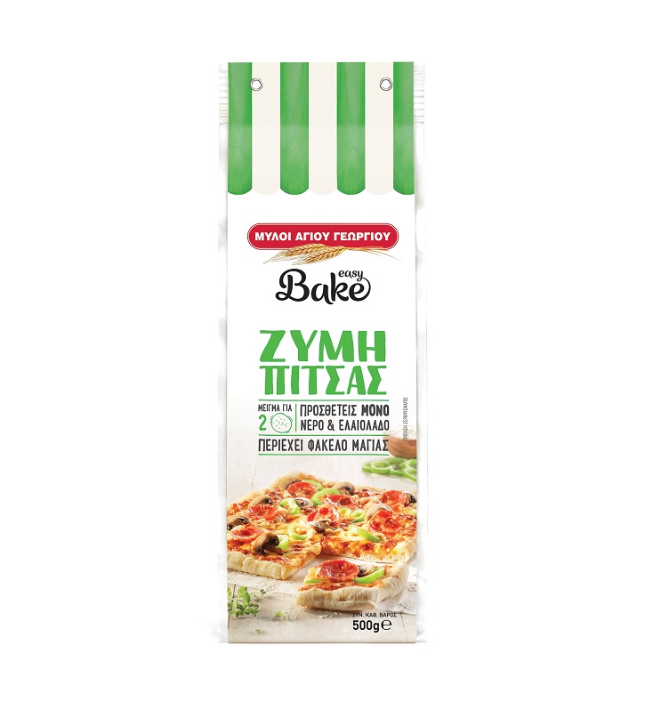 Μύλοι Αγίου Γεωργίου Μείγμα για Pizza Easy Bake Μύλοι Αγίου Γεωργίου (500 g)