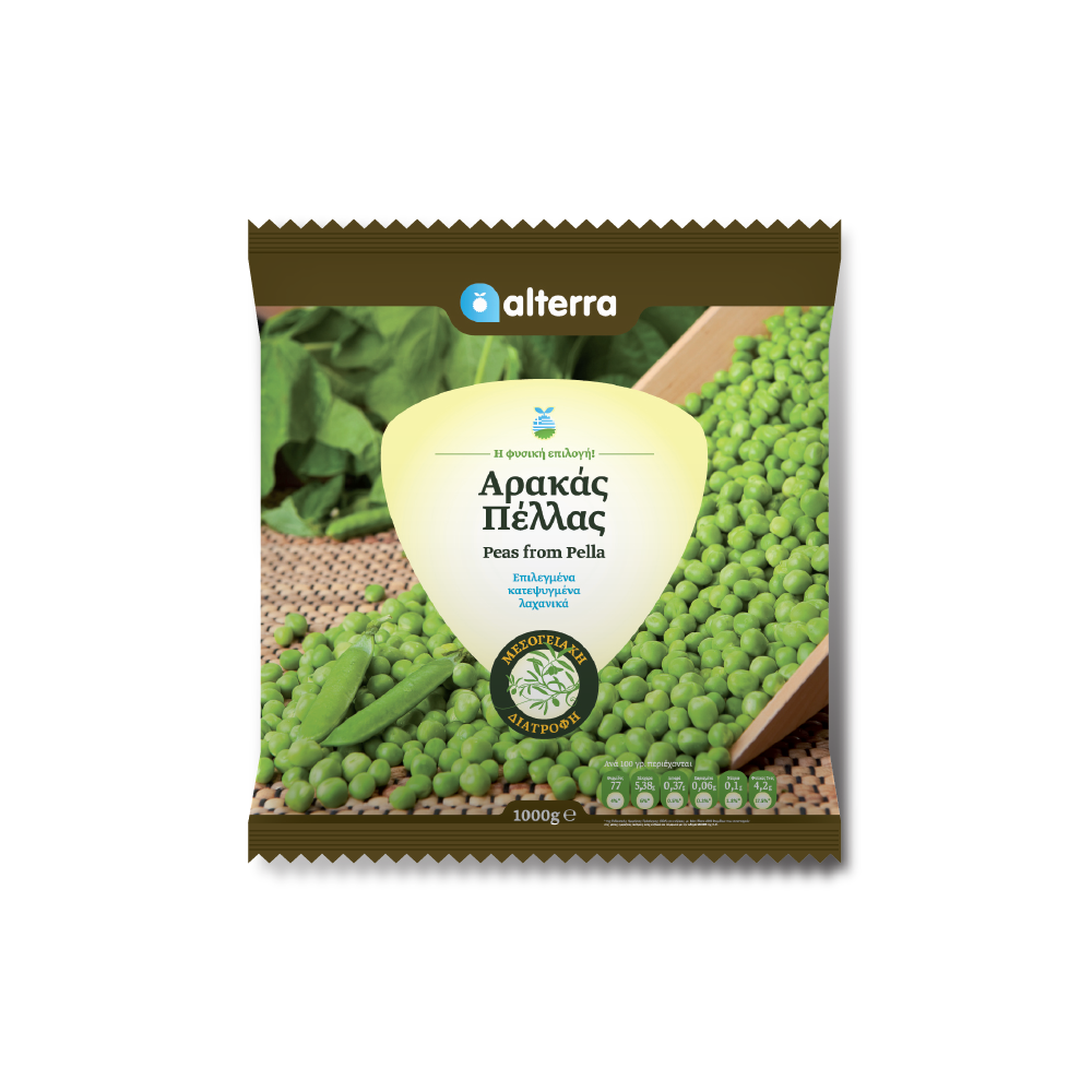Αρακάς Πέλλας Κατεψυγμένος Alterra (1 kg)