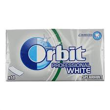 Τσίχλες Δυόσμος Professional White Orbit (27 g)